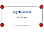 Vegetarianism - slide 1