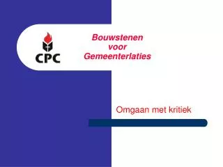 bouwstenen voor gemeenterlaties