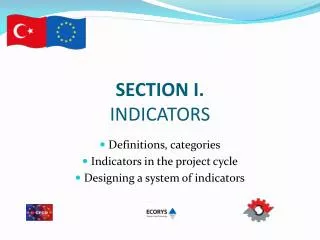 SECTION I. INDICATORS