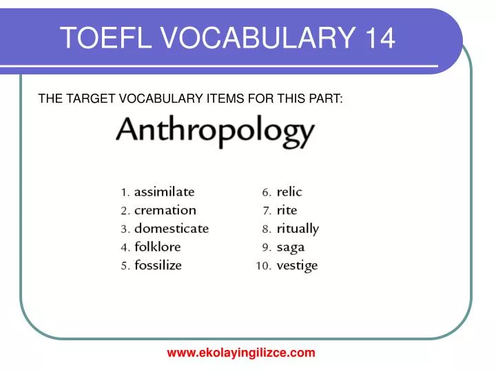 toefl vocabulary 14