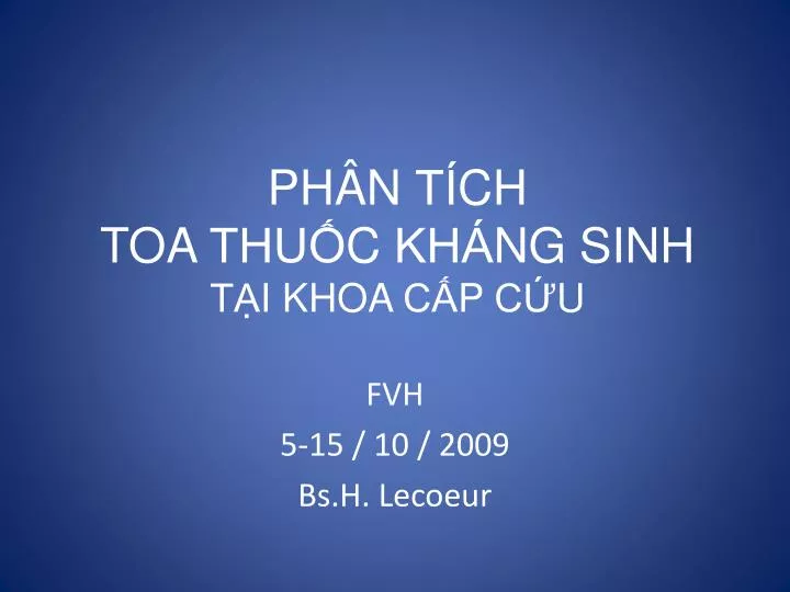 ph n ti ch toa thu c kha ng sinh ta i khoa c p c u