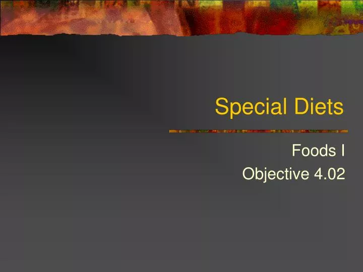 special diets