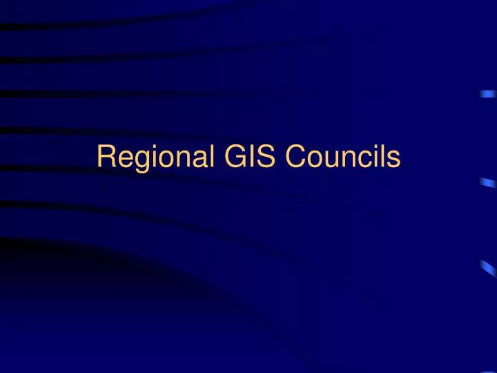 regional gis councils