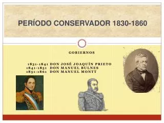 per odo conservador 1830 1860