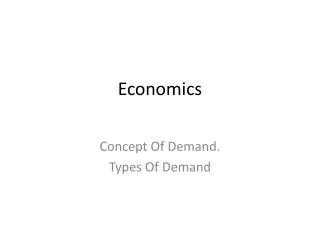 Economics