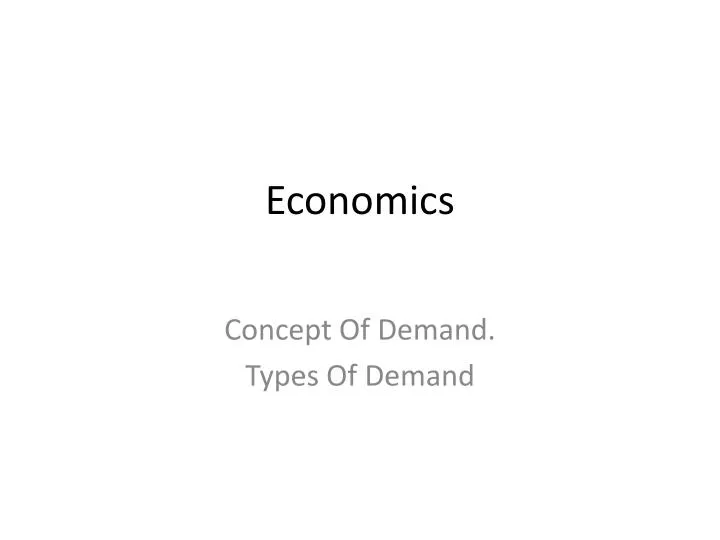 economics