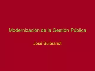 modernizaci n de la gesti n p blica