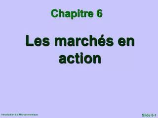 les march s en action