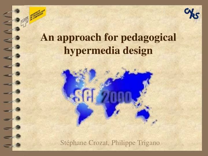 an approach for pedagogical hypermedia design