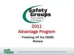 2011 Advantage Program - slide 1