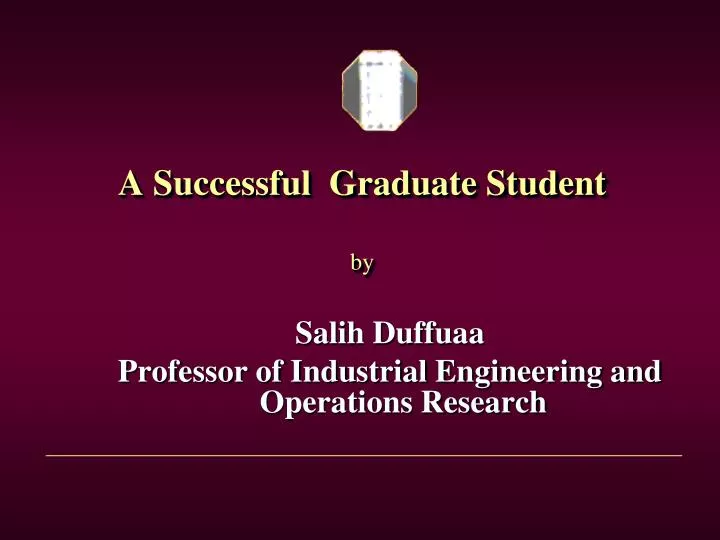 a successful graduate student by