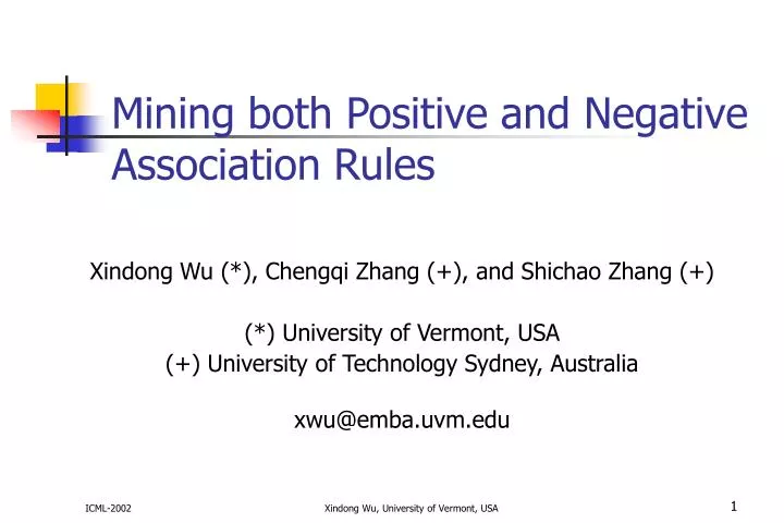 mining both positive and negative association rules