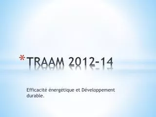 traam 2012 14