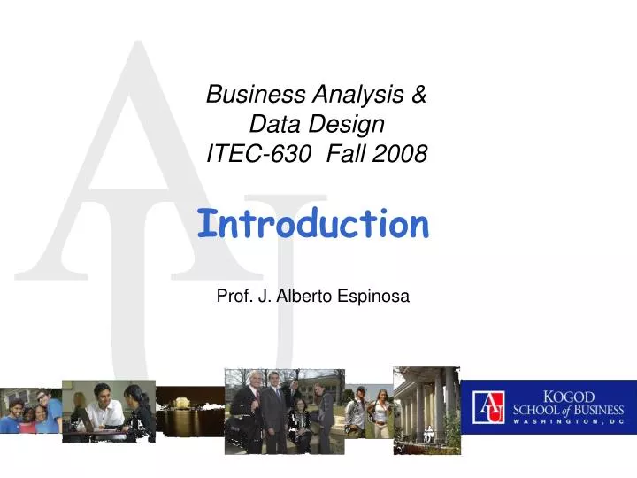 business analysis data design itec 630 fall 2008