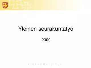 yleinen seurakuntaty