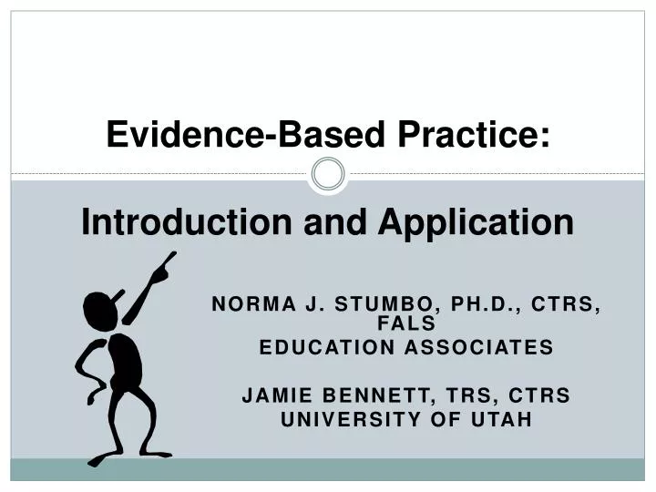 evidence based practice introduction and application