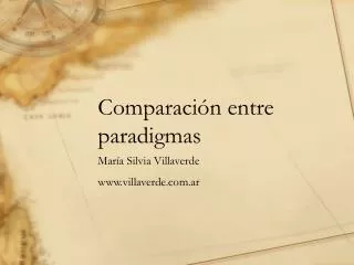 comparaci n entre paradigmas