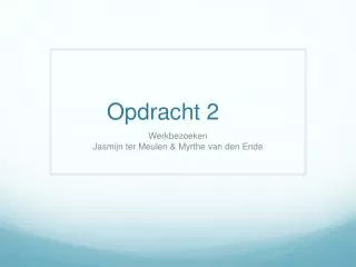 opdracht 2