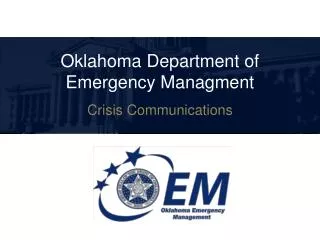 Oklahoma Department of Emergency Managment