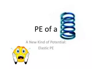 PE of a