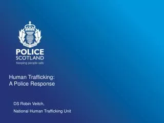Human Trafficking: A Police Response