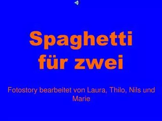 spaghetti f r zwei