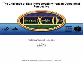 The Challenge of Data Interoperability from an Operational Perspective