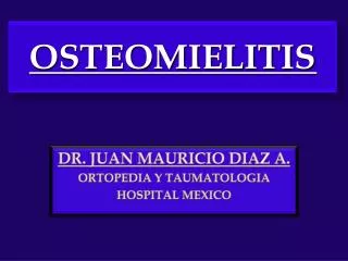 osteomielitis
