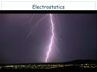 Electrostatics