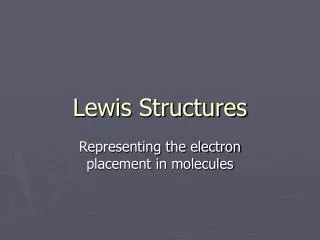 lewis structures