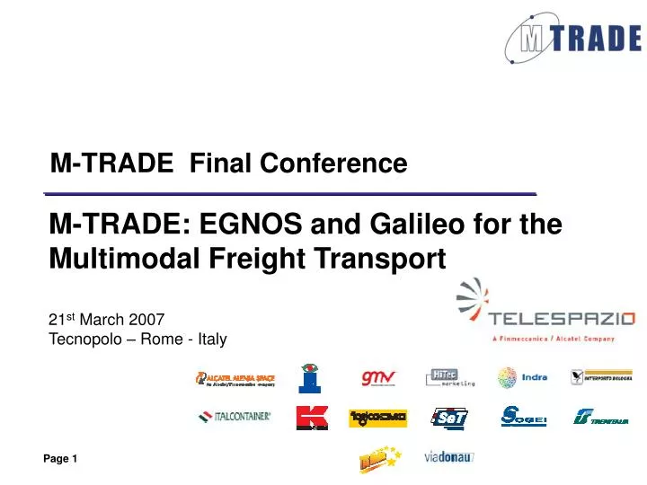 m trade final conference
