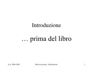 introduzione