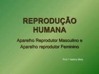 reprodu o humana