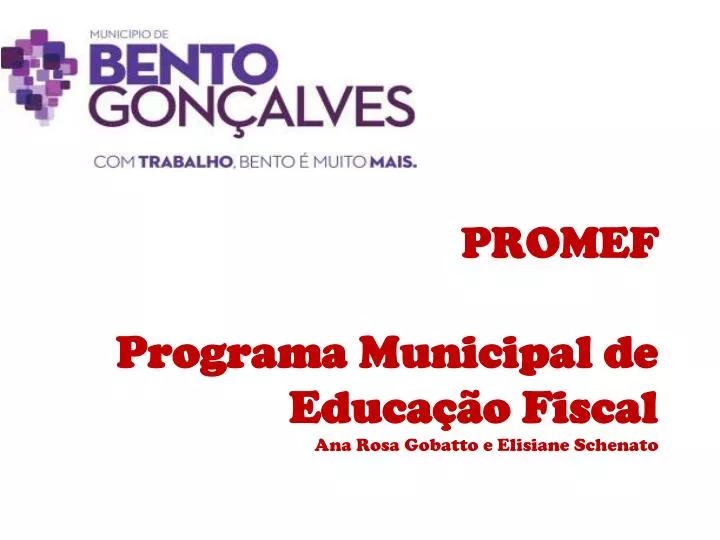 promef programa municipal de educa o fiscal ana rosa gobatto e elisiane schenato