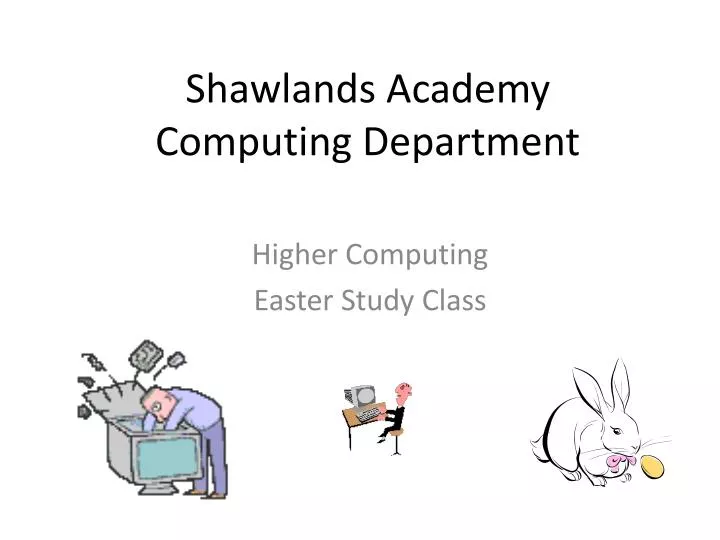shawlands academy computing department