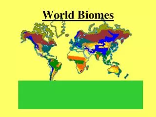 world biomes