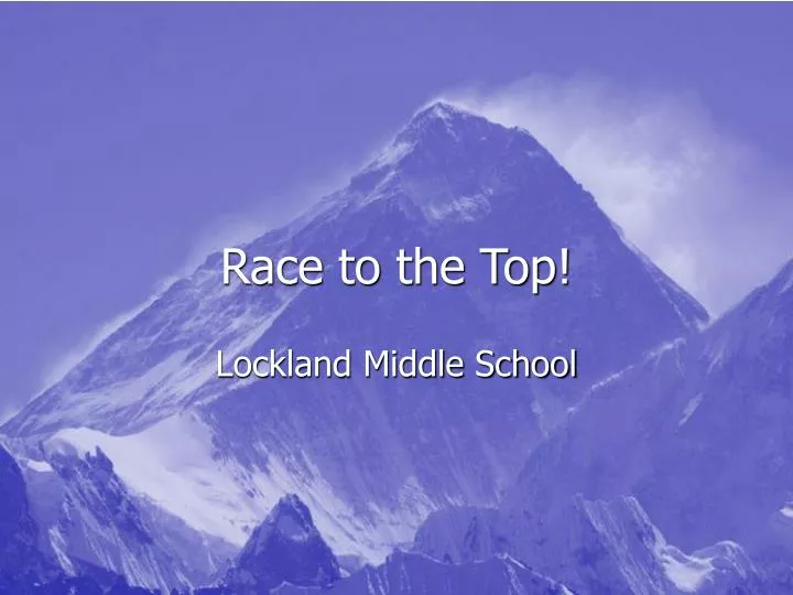 race to the top