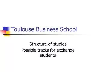 Toulouse Business School