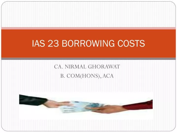 ias 23 borrowing costs