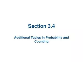 Section 3.4