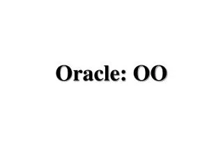 oracle oo