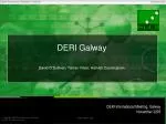 DERI Galway - slide 1
