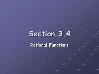 Section 3.4