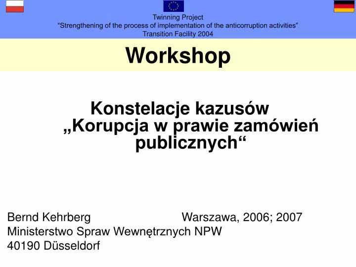 workshop