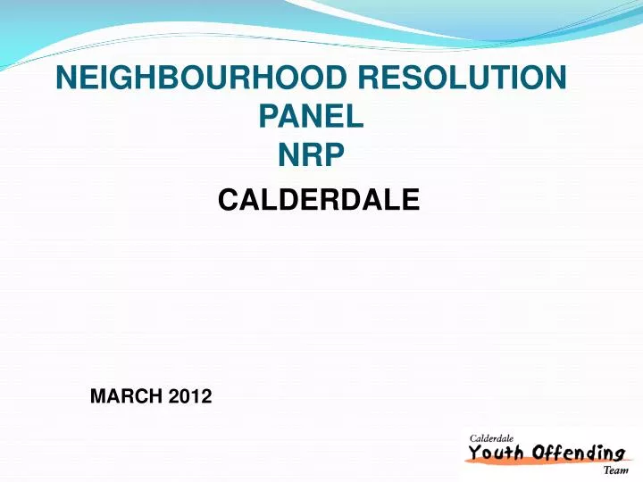 neighbourhood resolution panel nrp