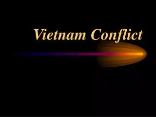 Vietnam Conflict