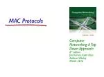 MAC Protocols - slide 1