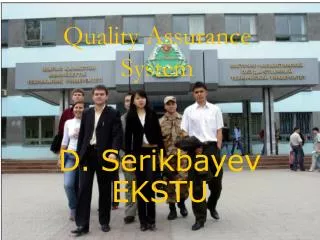 quality assurance system