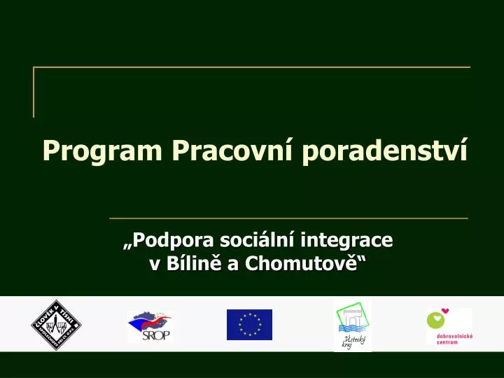 program pracovn poradenstv