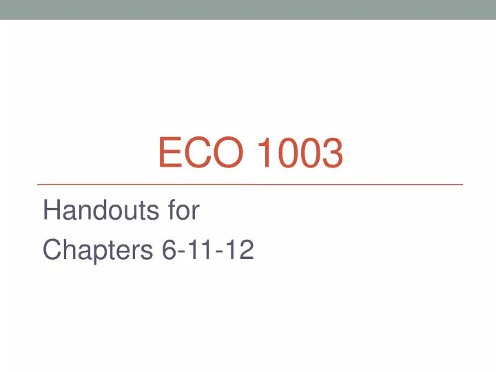 eco 1003